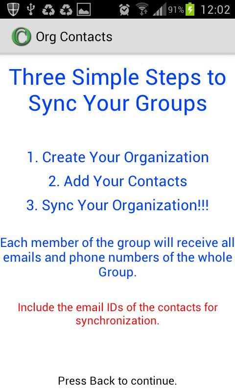 Org Contacts-Sync Your G...截图7