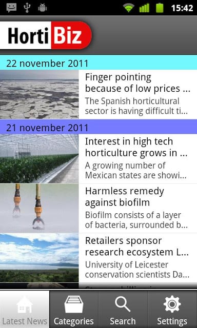 Hortibiz horticulture news app截图2