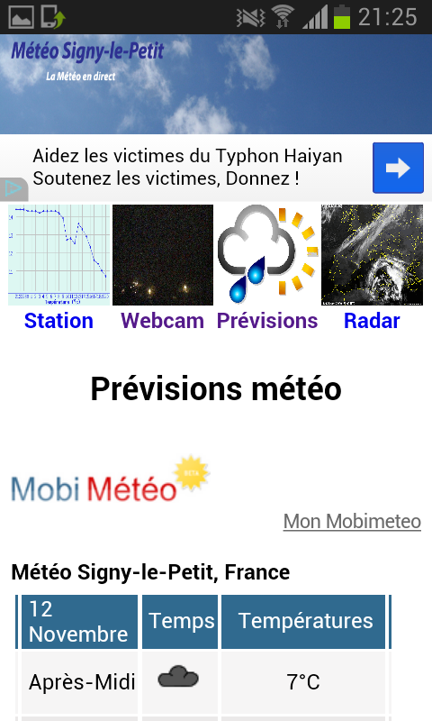 M&eacute;t&eacute;o Signy-le-Petit截图4