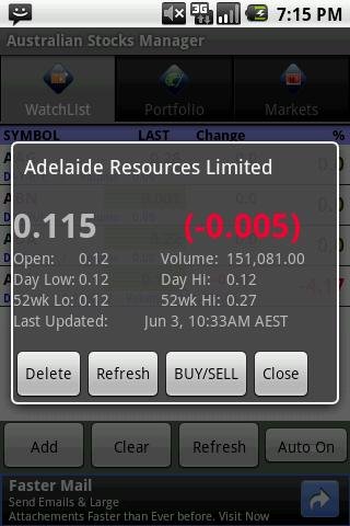 Australian Stock Manager截图3