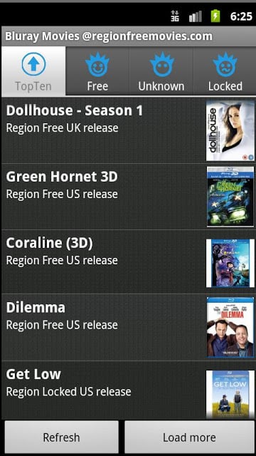 Bluray Movies Region Coding截图2