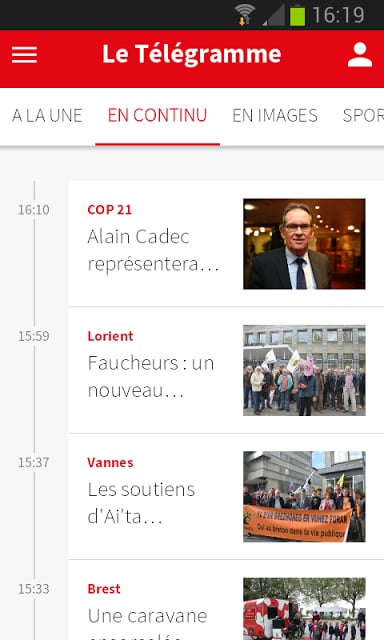 Le T&eacute;l&eacute;gramme - Actualit&eacute截图6