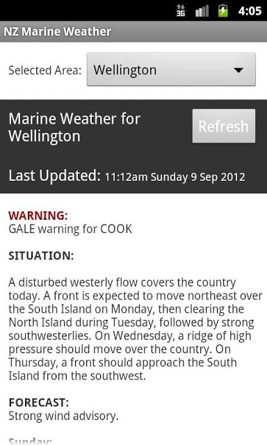 NZ Marine Weather截图1