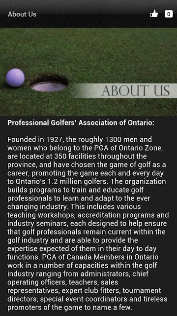 PGA of Ontario Mobile App截图2