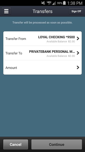 The PrivateBank Mobile Banking截图8