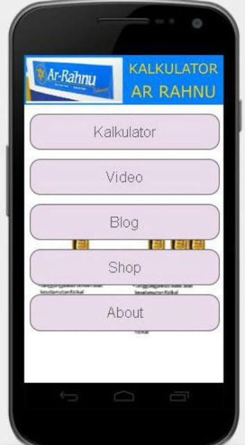 Kalkulator Emas Ar Rahnu截图2