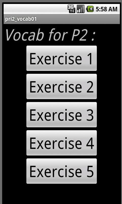 primary 2 vocab 01截图1