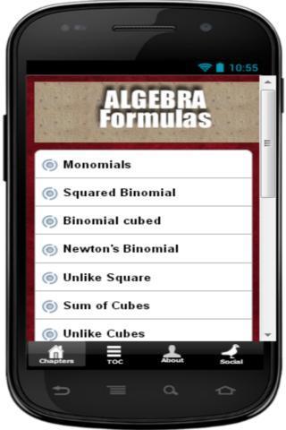 Algebra Formulas截图1