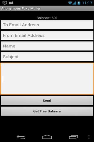 匿名假梅勒 Anonymous Fake Mailer截图1