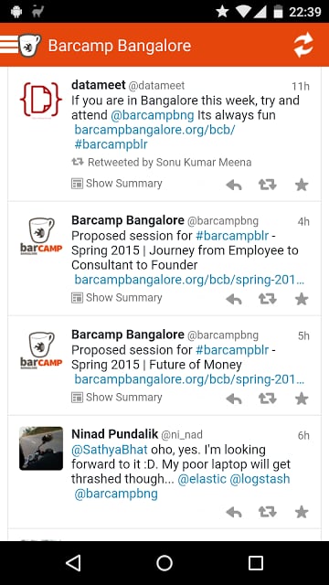 Barcamp Bangalore App截图10