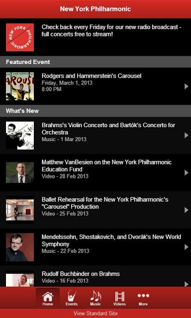 New York Philharmonic截图1