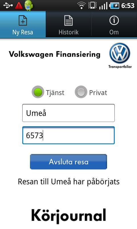 Volkswagen Transp. Körjournal截图2