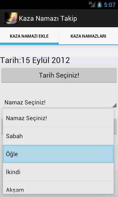 Kaza Namazı Takip截图6