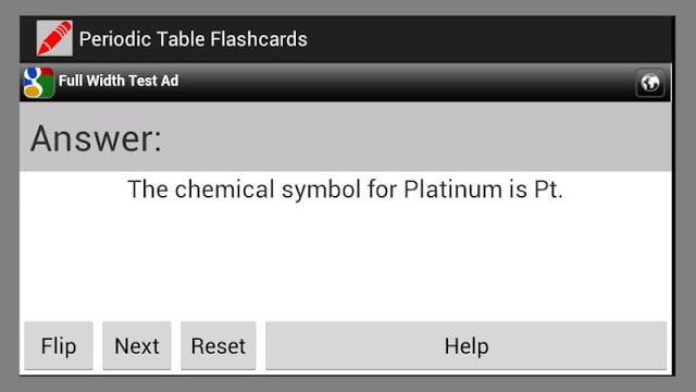 Periodic Table Flashcards截图2