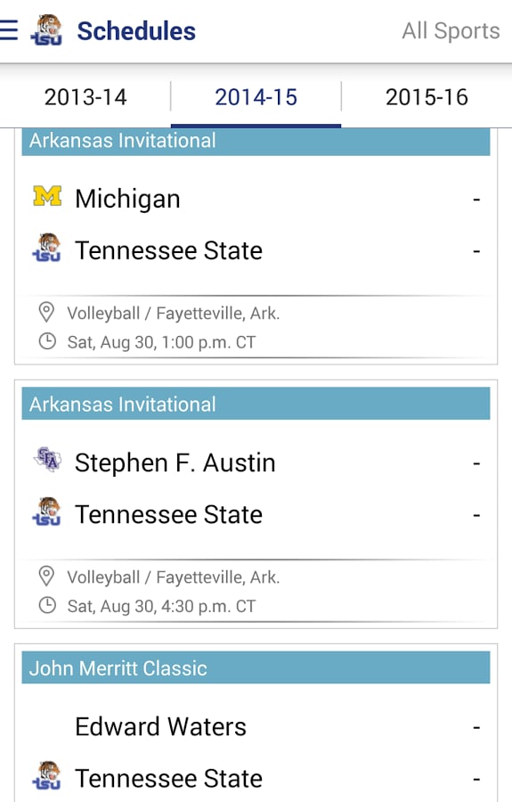 Tennessee State Tigers: ...截图5