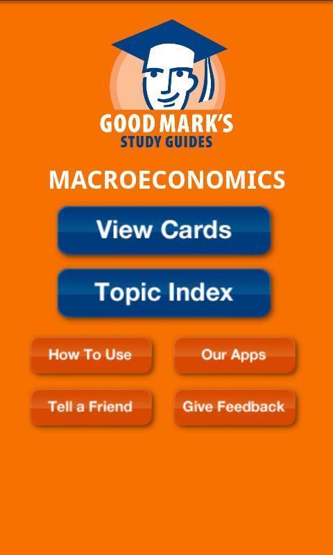 Macroeconomics Concept Cards截图1