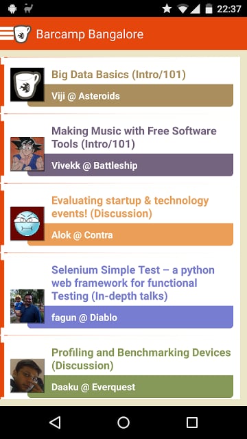 Barcamp Bangalore App截图6
