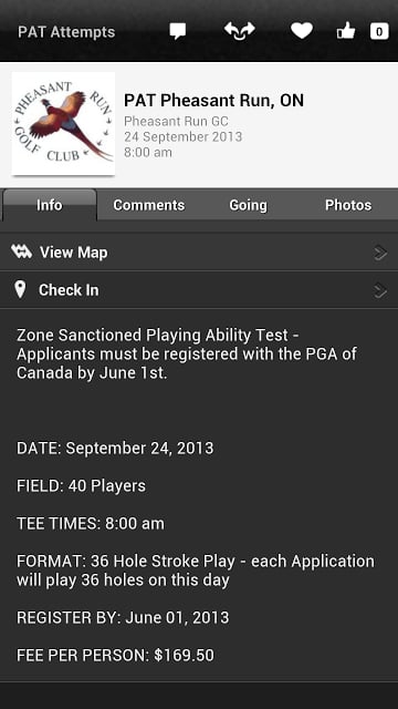 PGA of Ontario Mobile App截图5