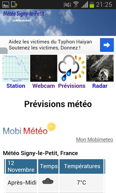 M&eacute;t&eacute;o Signy-le-Petit截图2