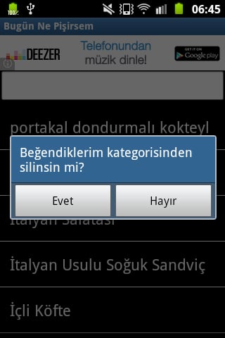 Bug&uuml;n Ne Pişirsem?截图10