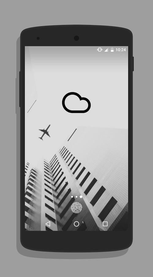 Weather Minimal-KLWP皮肤截图1