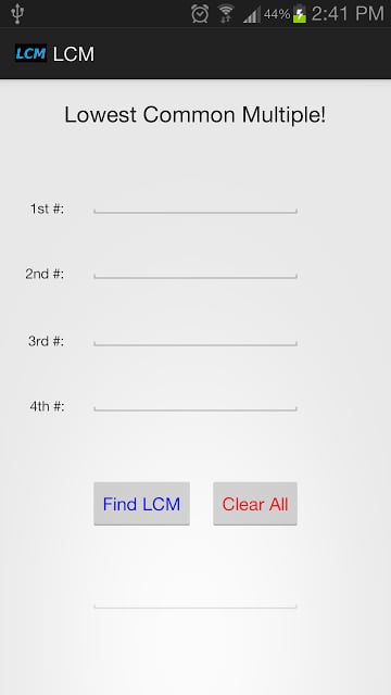 Lowest Common Multiple!截图3