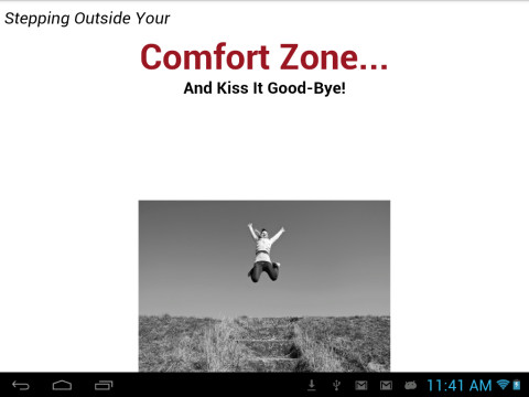 Step Outside Your Comfort Zone截图1