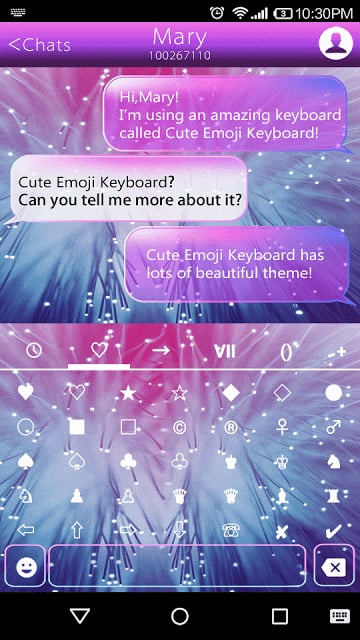 Bright Emoji Keyboard Theme截图5