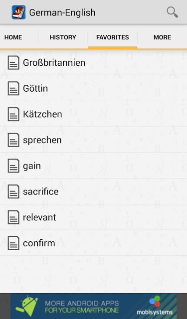 German&lt;&gt;English Dictionary截图6