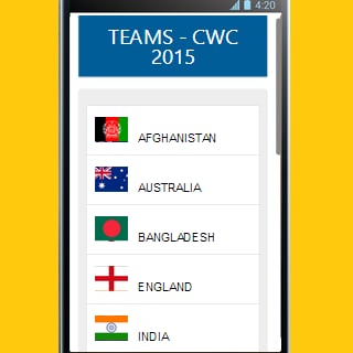 CWC 2015 Schedule截图3