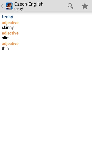 Czech&lt;&gt;English Dictionary截图8