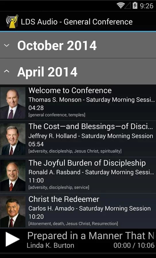 LDS Audio - General Conf...截图2