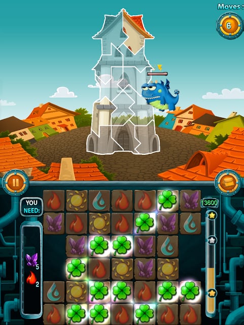 Dragons Puzzle Match-3截图8