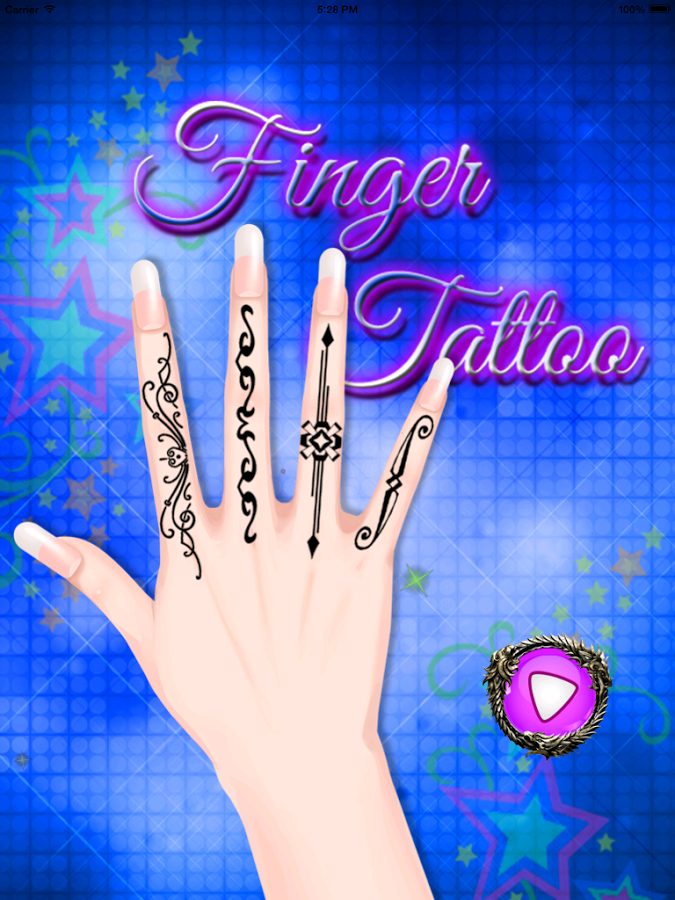 finger tattoos - tattoo games截图9