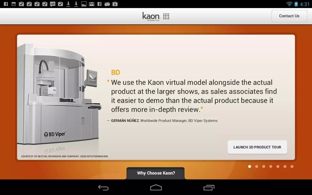 Kaon 3D Product Showcase截图1