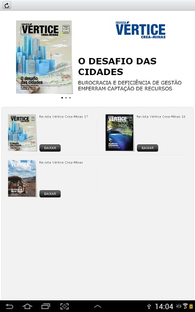 Revista V&eacute;rtice Crea-Minas截图2