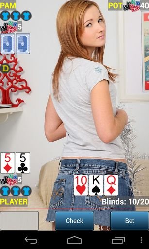 Super Strip Poker Redhead Demo截图1