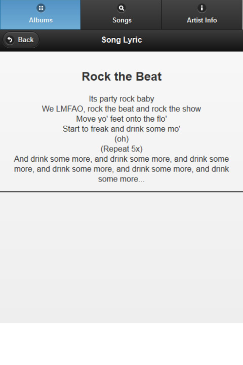 LMFAO All Lyrics截图4