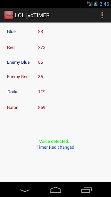 LOL jvcTIMER (voice control)截图2