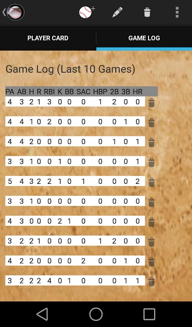 My Bat Stats截图3