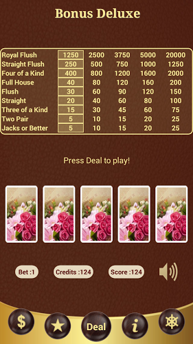 Bonus Deluxe Poker截图5