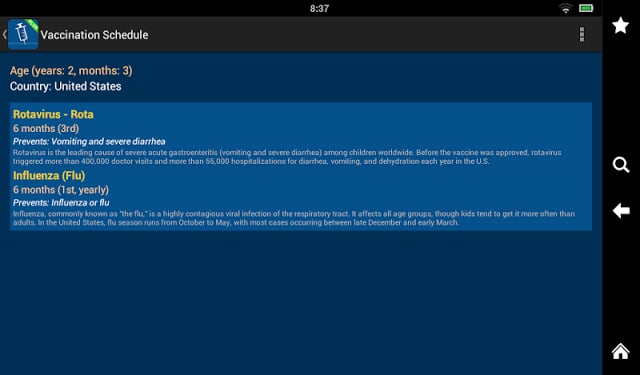 Vaccination Schedules截图2