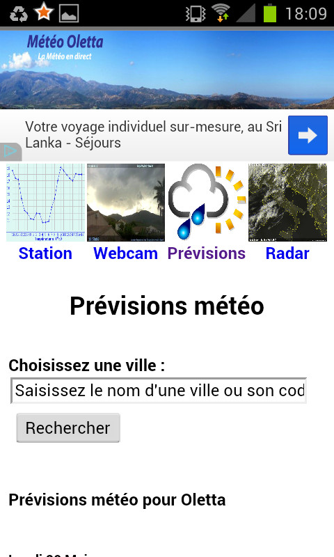 Meteo Oletta截图2