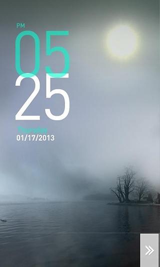 MxLock Theme Sky_Foggy截图1