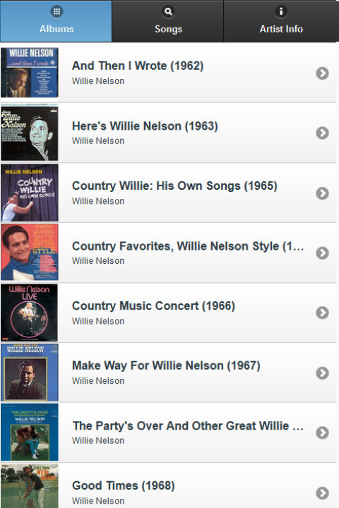 Willie Nelson All Lyrics截图1