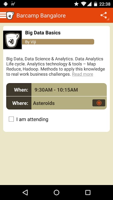Barcamp Bangalore App截图4