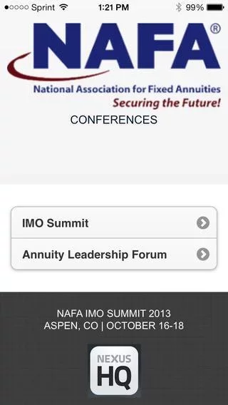 NAFA Meetings截图1