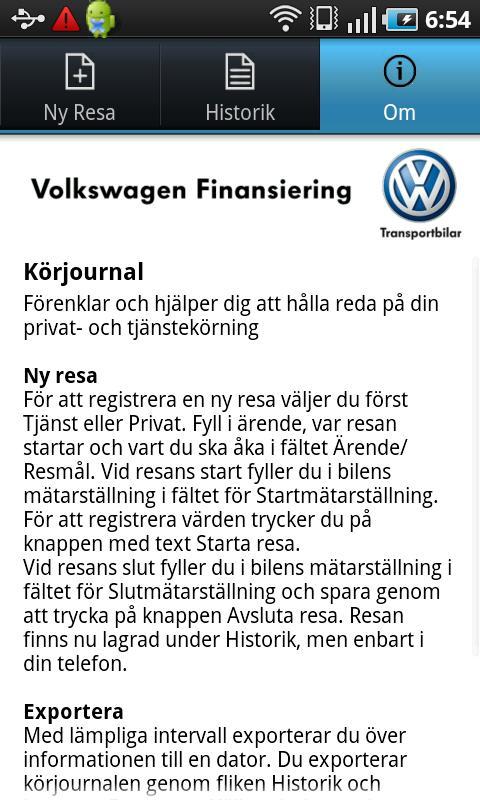 Volkswagen Transp. Körjournal截图5