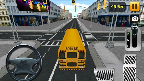 school bus driving simul...截图4