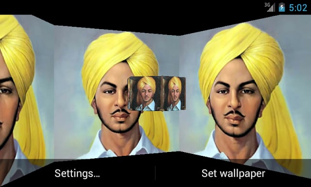 Bhagat Singh 3D Live Wallpaper截图3